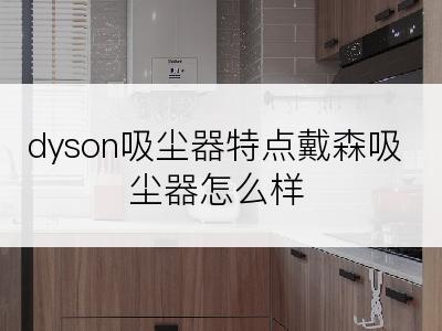 dyson吸尘器特点戴森吸尘器怎么样