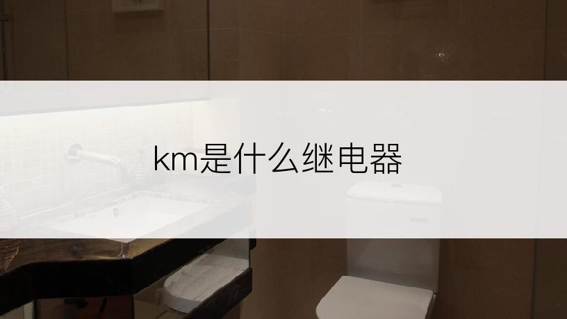 km是什么继电器