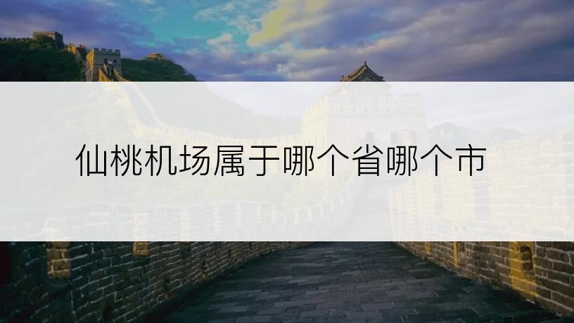 仙桃机场属于哪个省哪个市