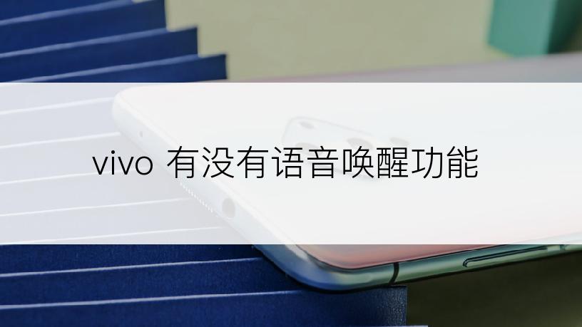 vivo 有没有语音唤醒功能