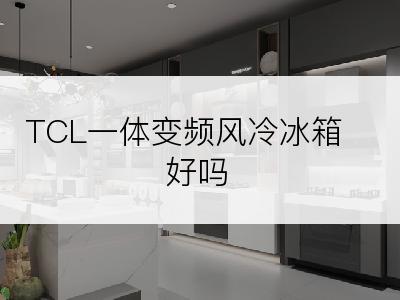 TCL一体变频风冷冰箱好吗