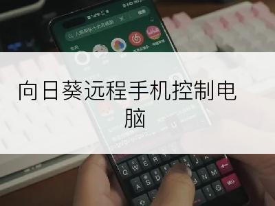 向日葵远程手机控制电脑