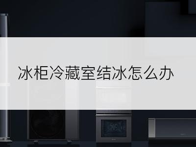 冰柜冷藏室结冰怎么办