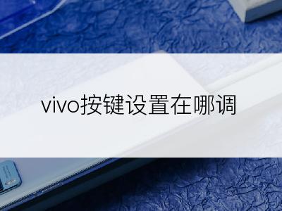 vivo按键设置在哪调