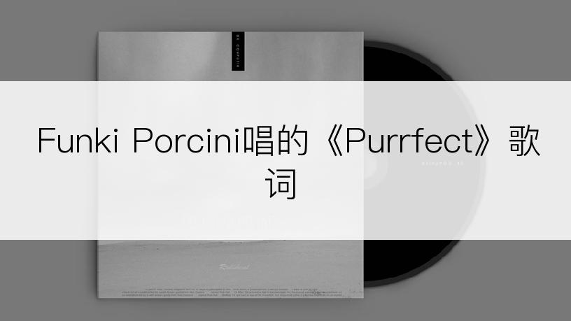 Funki Porcini唱的《Purrfect》歌词