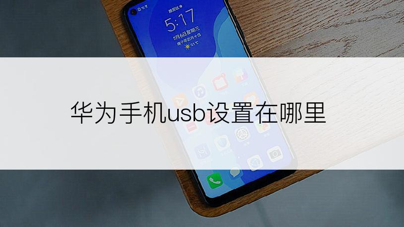 华为手机usb设置在哪里