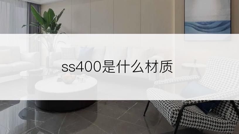 ss400是什么材质