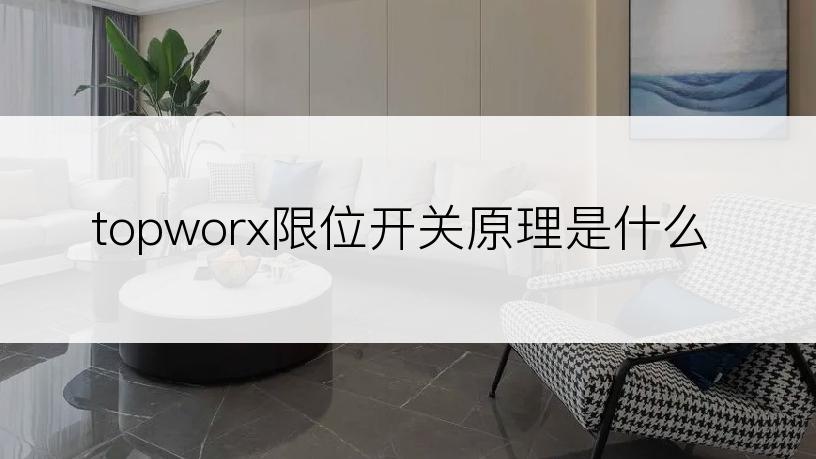 topworx限位开关原理是什么